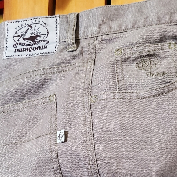 Like new Vintage Patagonia Rhythm hemp denim pants. 34x28 hemmed - Picture 8 of 9